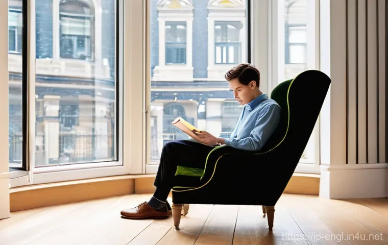 TOEFL 고득점자의 비밀 노트 - **Prompt 2: Overcoming Challenges with Hope**
    A determined young male adult, aged around 22, wit...