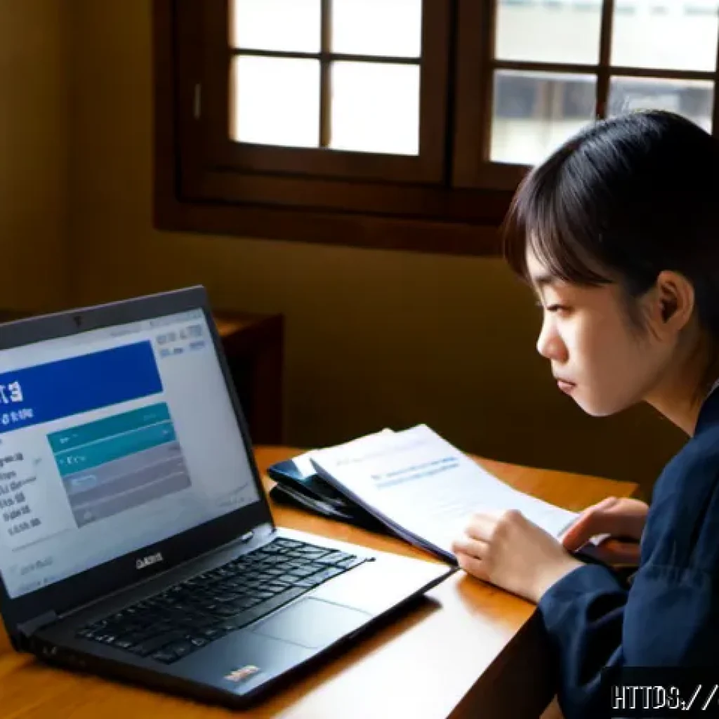 TOEFL 시험 응시료 절약 팁 - Photorealistic scene of a Japanese university student in a tidy Tokyo apartment comparing exam regis...